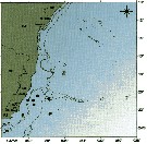 Espce Candacia pachydactyla - Carte de distribution 7