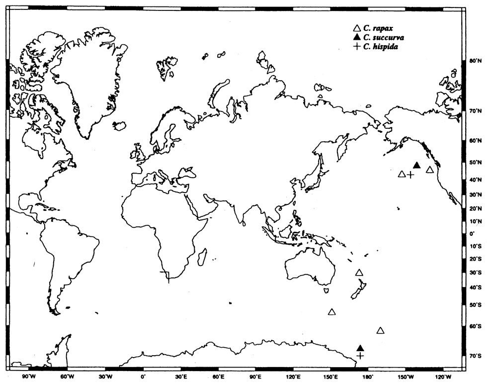 Species Conaea hispida - Distribution map 3