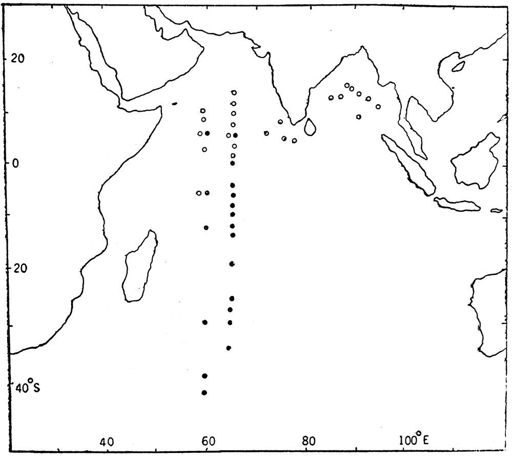Species Gaussia sewelli - Distribution map 3
