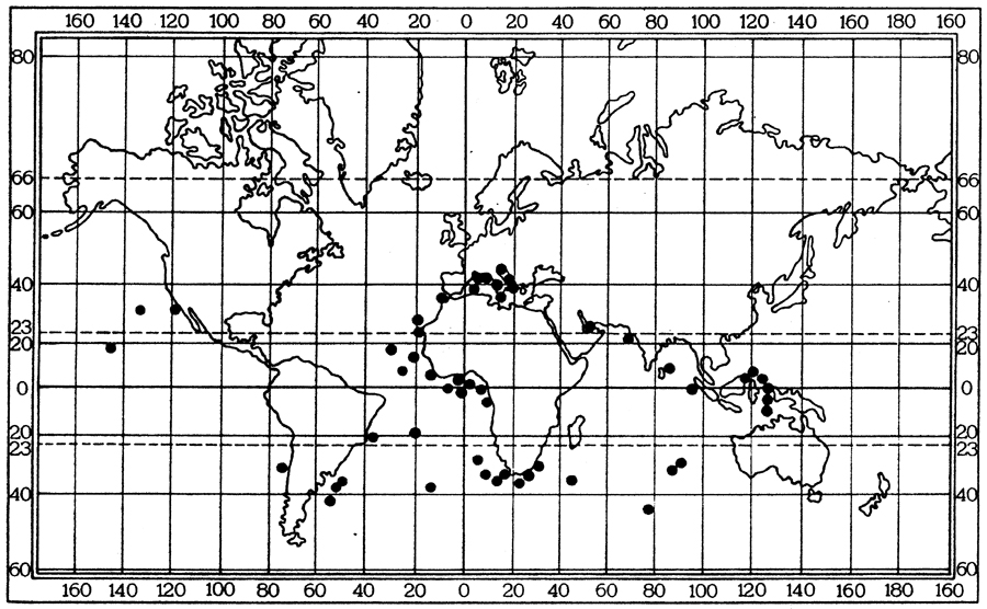 Species Sapphirina angusta - Distribution map 4