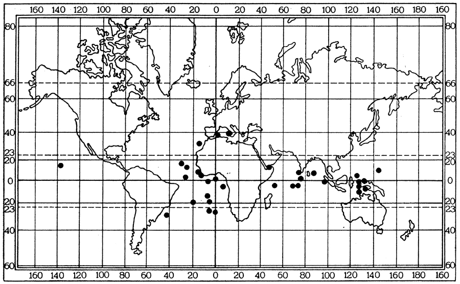 Species Sapphirina intestinata - Distribution map 3