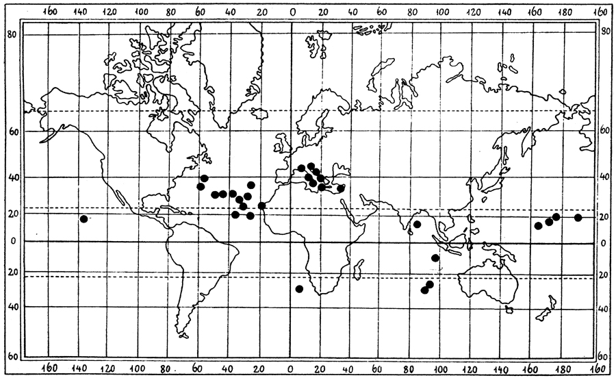 Species Copilia mediterranea - Distribution map 3