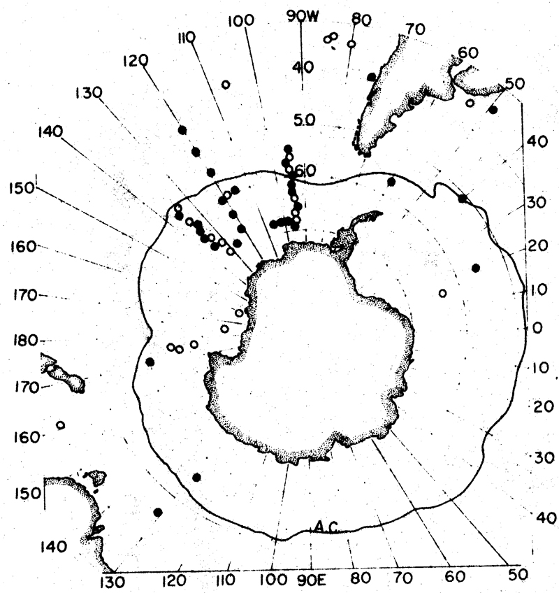 Species Paraeuchaeta biloba - Distribution map 4