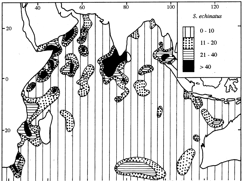 Species Scaphocalanus echinatus - Distribution map 4