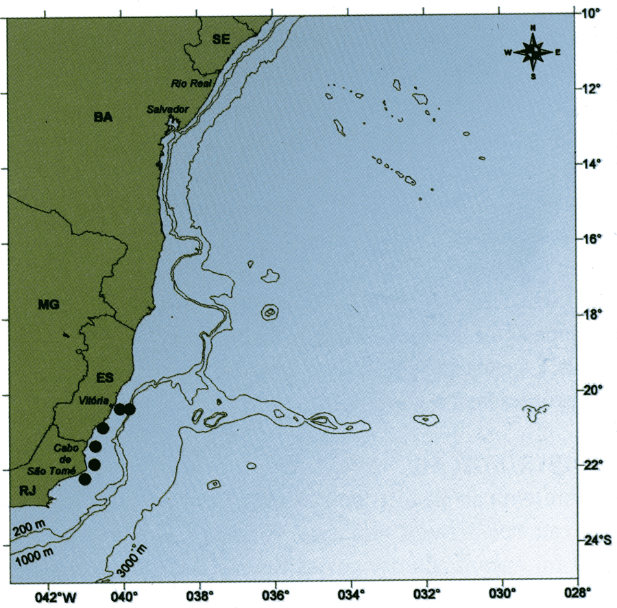 Species Centropages furcatus - Distribution map 5