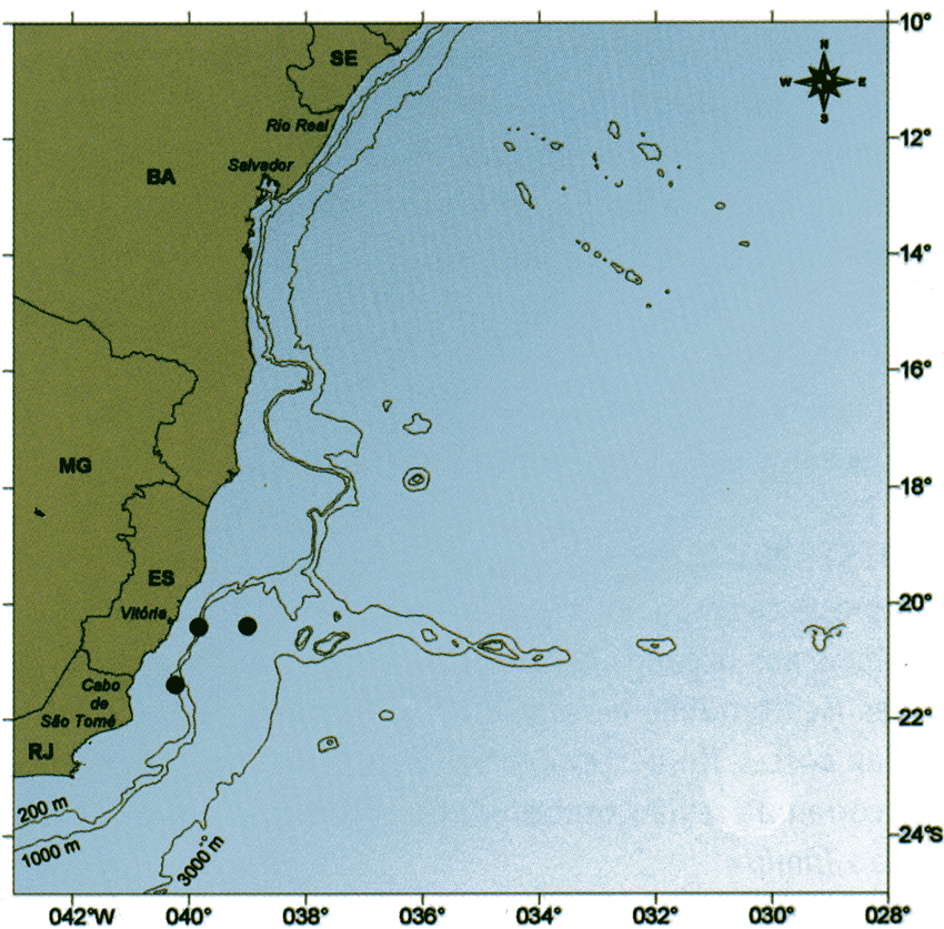 Species Clausocalanus brevipes - Distribution map 6