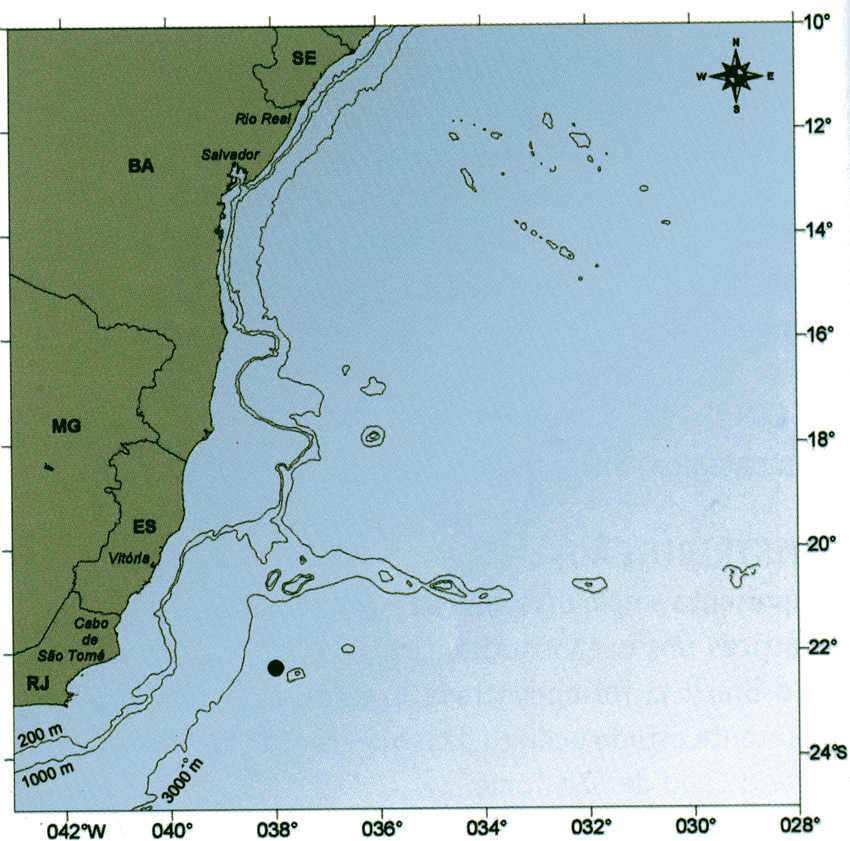 Espèce Clausocalanus mastigophorus - Carte de distribution 5