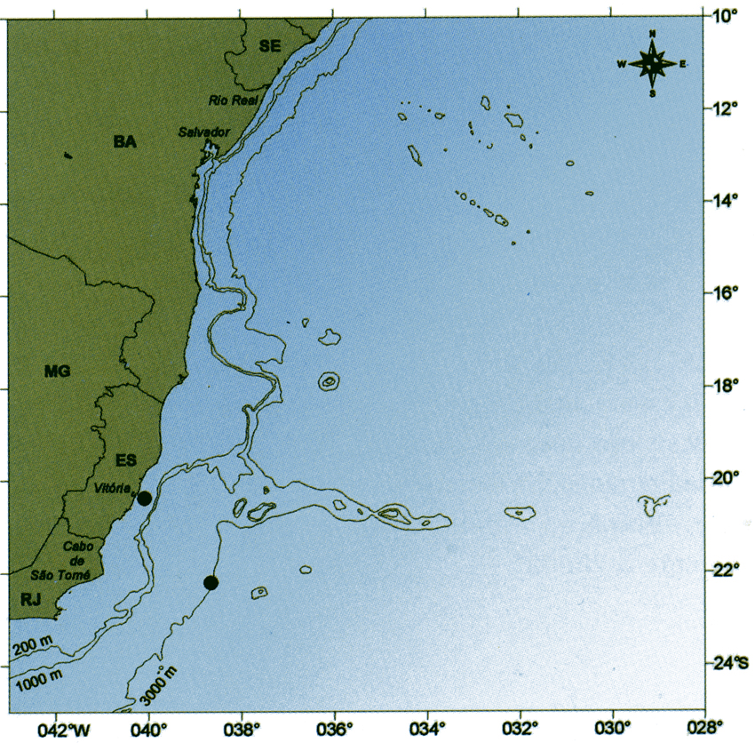 Species Heterorhabdus spinifrons - Distribution map 4