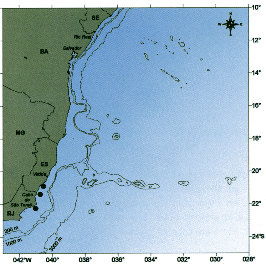 Espce Calanopia americana - Carte de distribution 4