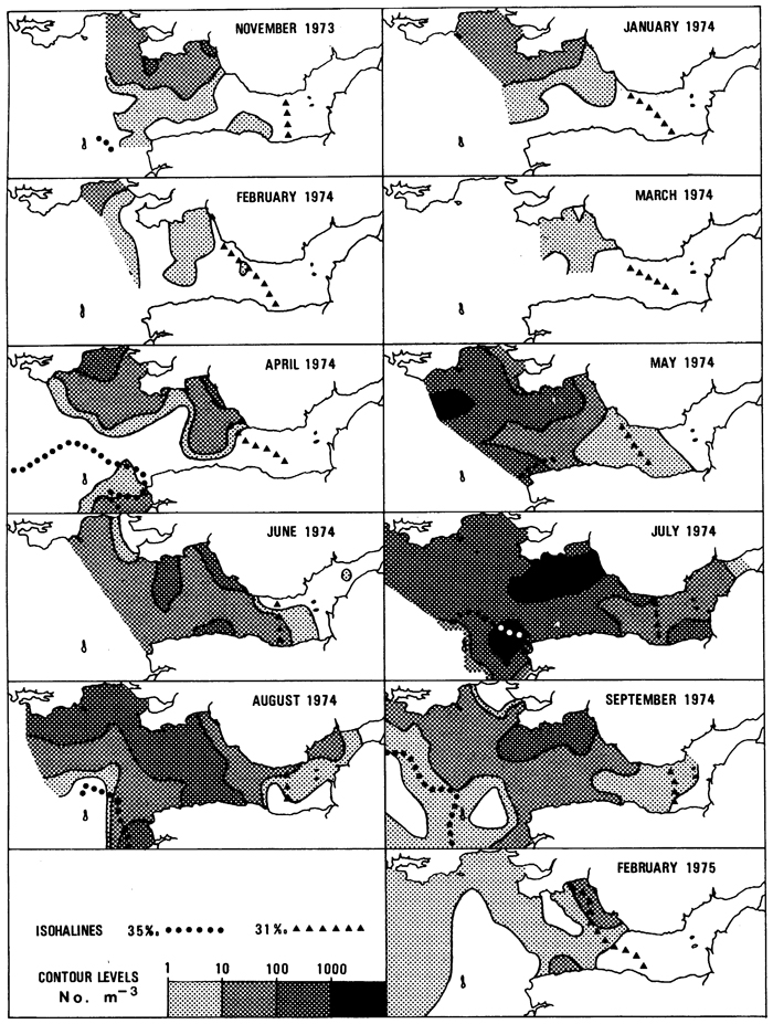 Espèce Centropages hamatus - Carte de distribution 19