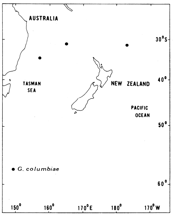 Species Gaetanus minutus - Distribution map 7