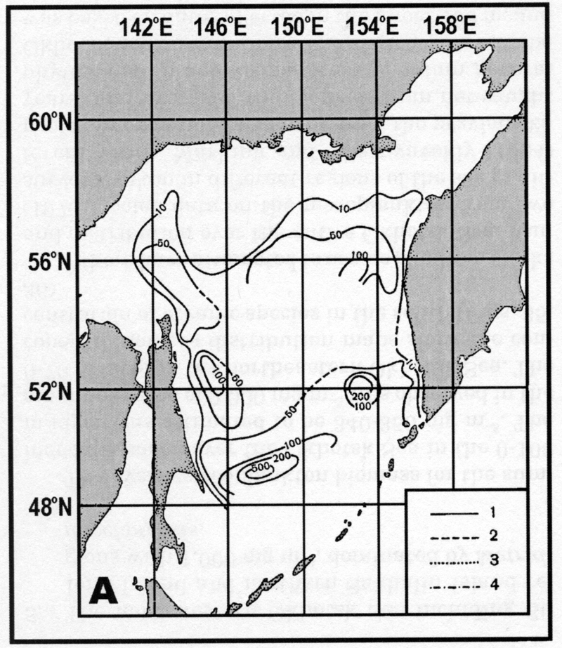 Species Neocalanus plumchrus - Distribution map 34