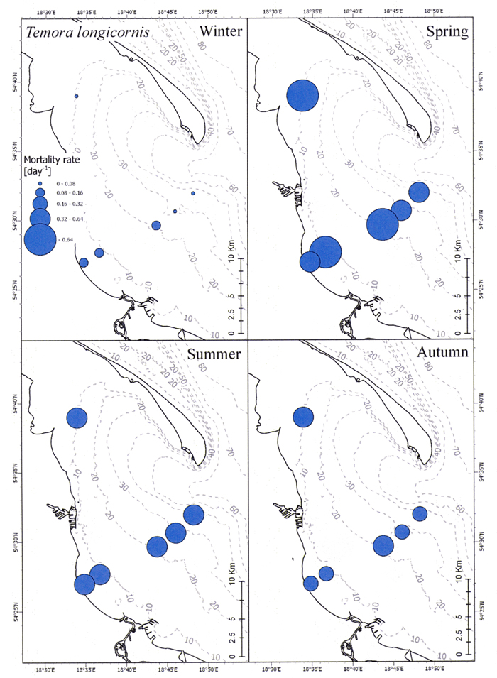 Espce Temora longicornis - Carte de distribution 75