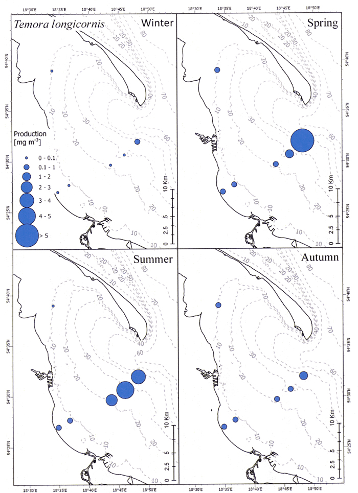 Species Temora longicornis - Distribution map 76