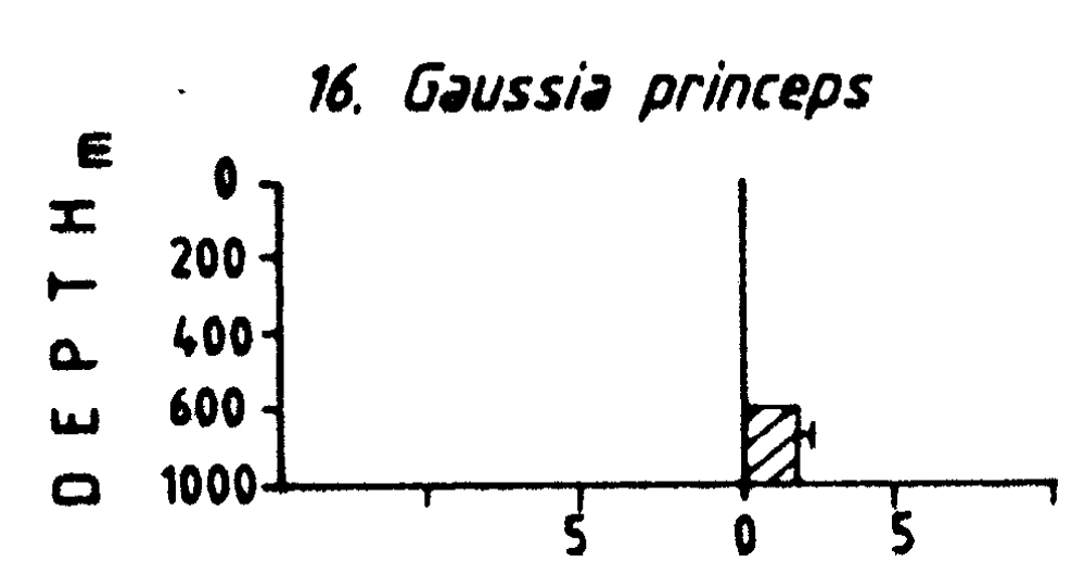 Espce Gaussia princeps - Carte de distribution 6