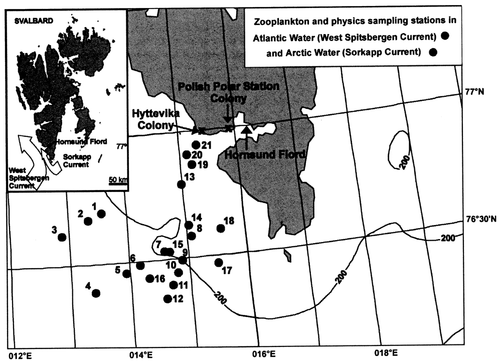Espce Calanus glacialis - Carte de distribution 79