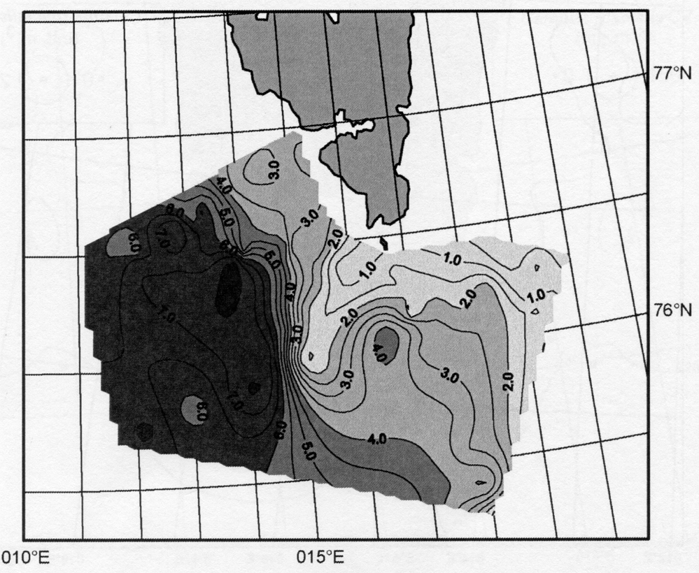 Species Calanus glacialis - Distribution map 81