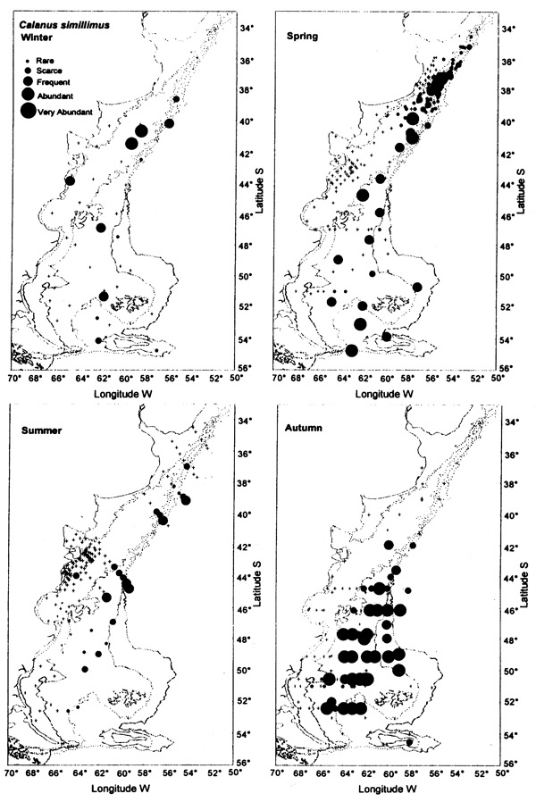 Species Calanus simillimus - Distribution map 3