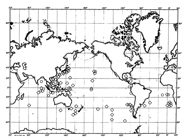 Species Paraeuchaeta aequatorialis - Distribution map 3