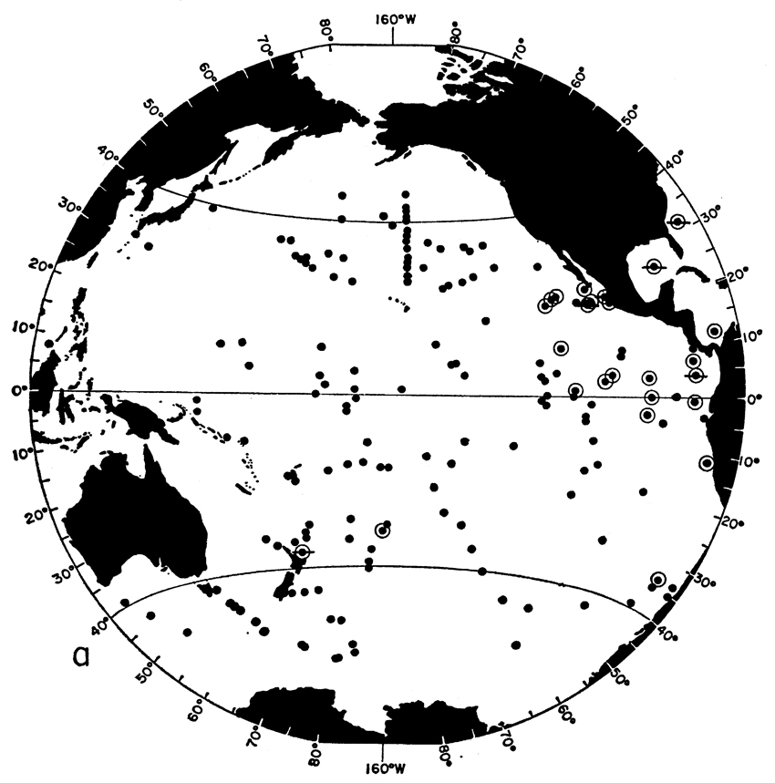 Espèce Clausocalanus jobei - Carte de distribution 3