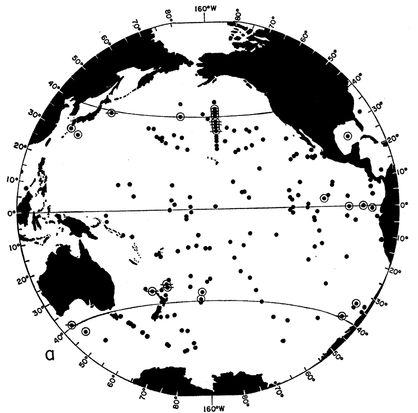 Espce Clausocalanus pergens - Carte de distribution 4