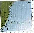 Species Candacia bipinnata - Distribution map 5