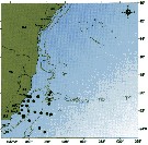 Species Temora stylifera - Distribution map 7