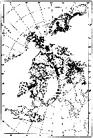 Species Calanus glacialis - Distribution map 6