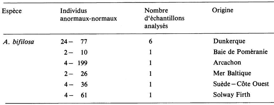 Espèce Acartia (Acanthacartia) bifilosa - Planche 11 de figures morphologiques