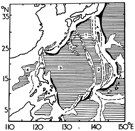 Topographic feature of the Kuroshio region