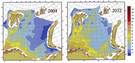 The Barents Sea. Distribution of temperature