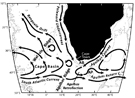 A conceptual diagram of the circulation of intermediate water in the eastern South Atlantic and around southern Africa