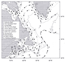 Major currents of the northwest Atlantic shelf and Labrador Sea region
